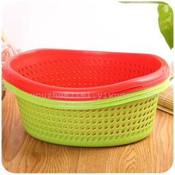 洗菜籃漏籃2元、元寶菜籃2元——義烏市囿竹日用品商行小百貨精選